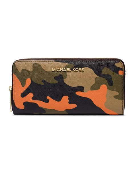 michael kors camo wallet